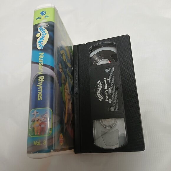 Teletubbies Nursery Rhymes Vol. 3 VHS 1998 Video Tape PBS Kids VTG Clamshell - Picture 3 of 3